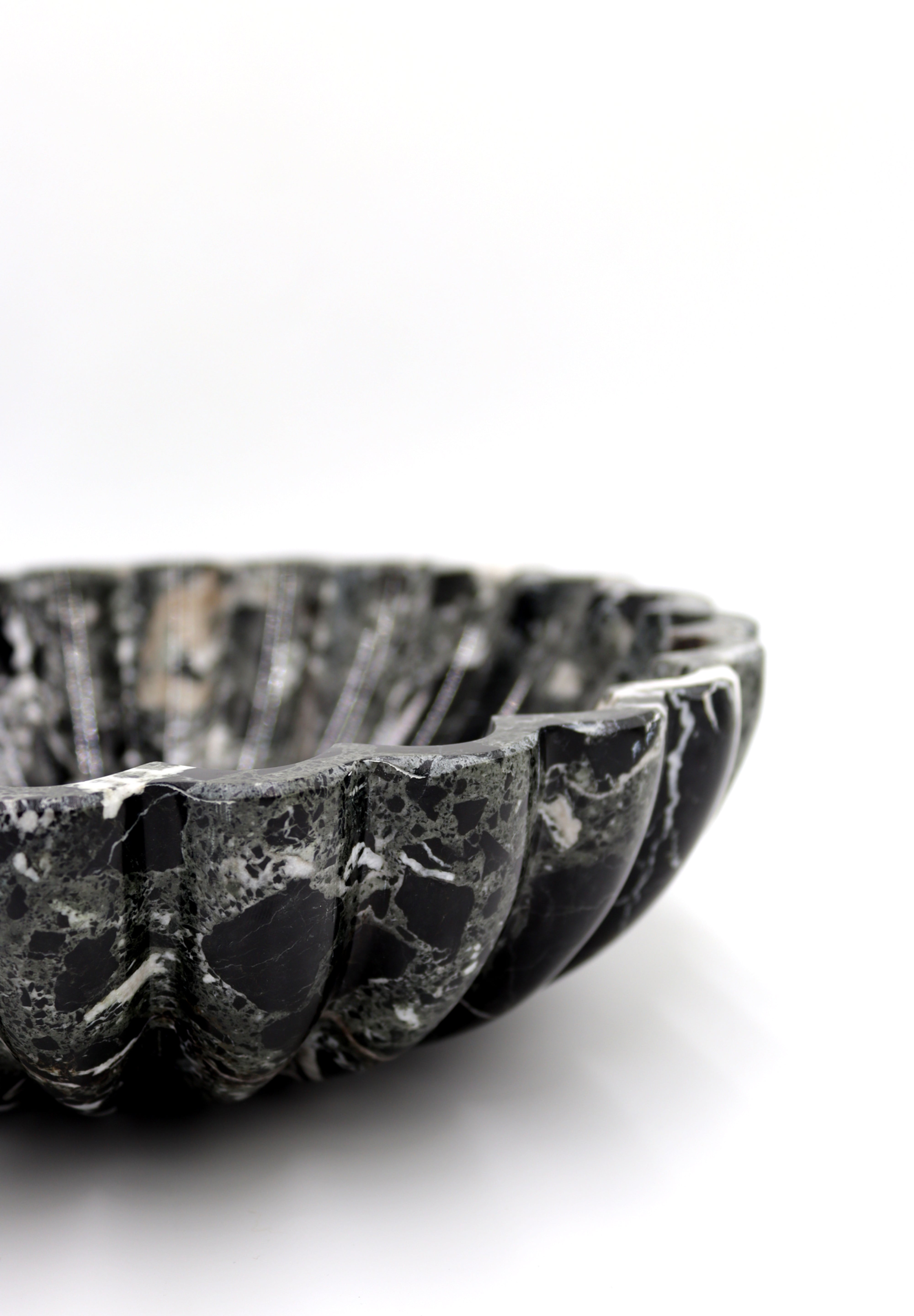 Maia marble bowl, pluto. home decor vase, made in Dubai