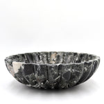 Maia marble bowl, hand-finished sculptural vase by pluto. Dubai