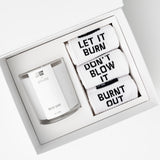 pluto x GymSox gift box, hand-poured soy wax candle in sculptural Eries bowl, pluto. Dubai