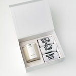 pluto x GymSox gift box, Eries bowl candle by pluto., hand-finished in Dubai