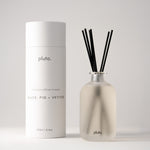 Black Fig + Vetiver Diffuser, reed diffuser by pluto., 12-week scent throw