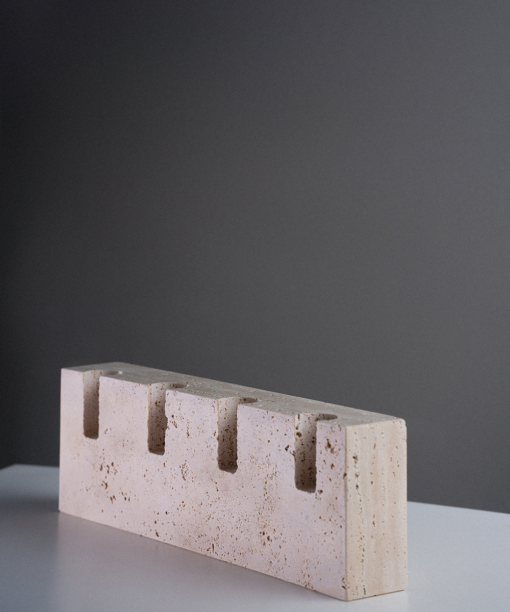 Thea - 4 candle holder - Smooth Finish, hand-finished home decor by pluto. Dubai