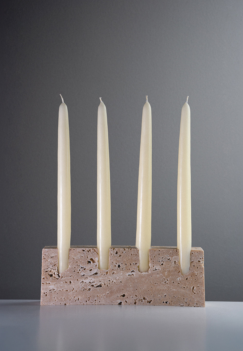 Thea - 4 candle holder - Smooth Finish, hand-finished home decor by pluto. Dubai
