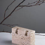 Thea - 2 candle holder - Smooth Finish, hand-finished home decor by pluto. Dubai