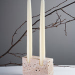 Thea - 2 candle holder - Smooth Finish, hand-finished home decor by pluto. Dubai