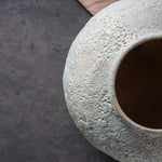 Cora - round, pluto. home decor vase, made in Dubai