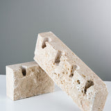 Thea - 4 Candle Holder - Rough Finish, hand-finished home decor by pluto. Dubai
