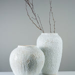 Cora - round, pluto. home decor vase, made in Dubai
