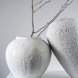 Cora - round, hand-finished sculptural vase by pluto. Dubai
