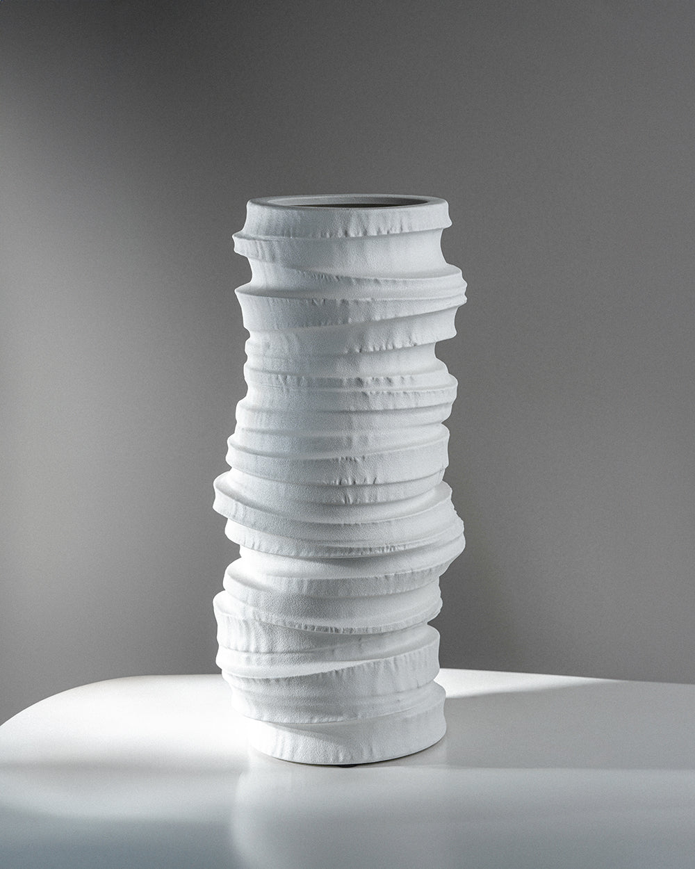 Callie, hand-finished sculptural vase by pluto. Dubai
