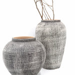 Adonis - round, hand-finished sculptural vase by pluto. Dubai