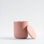 Toscana, wooden wick soy wax candle, hand-poured in Dubai by pluto.