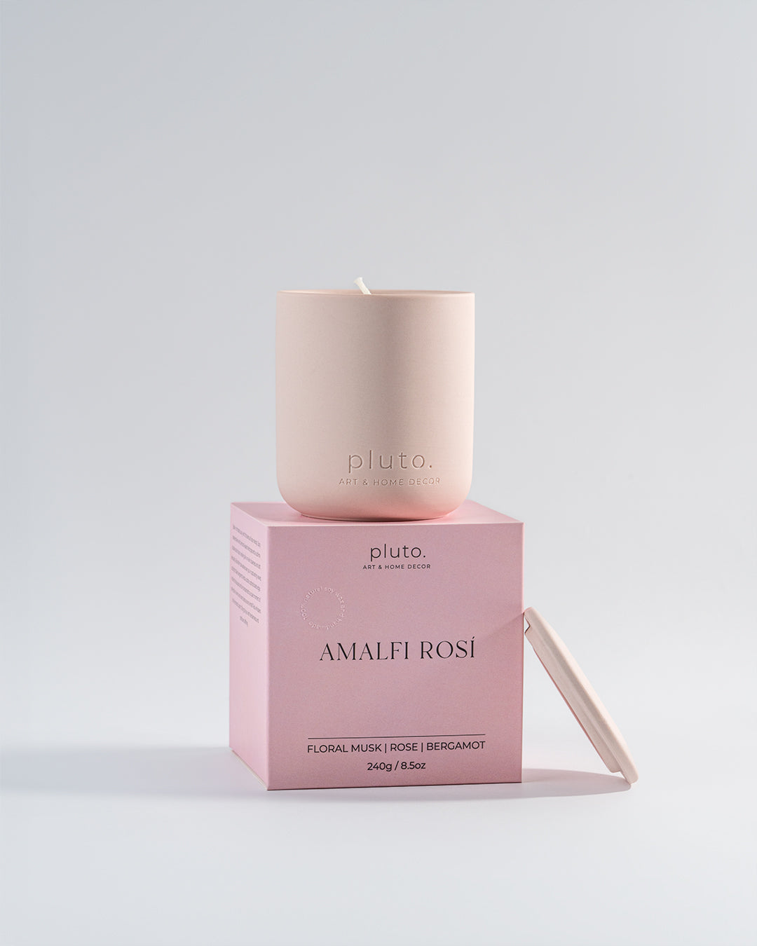 Amalfi Rosi, Venetia wooden wick candle by pluto., Dubai