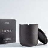 Pepe Nero, Venetia wooden wick candle by pluto., Dubai