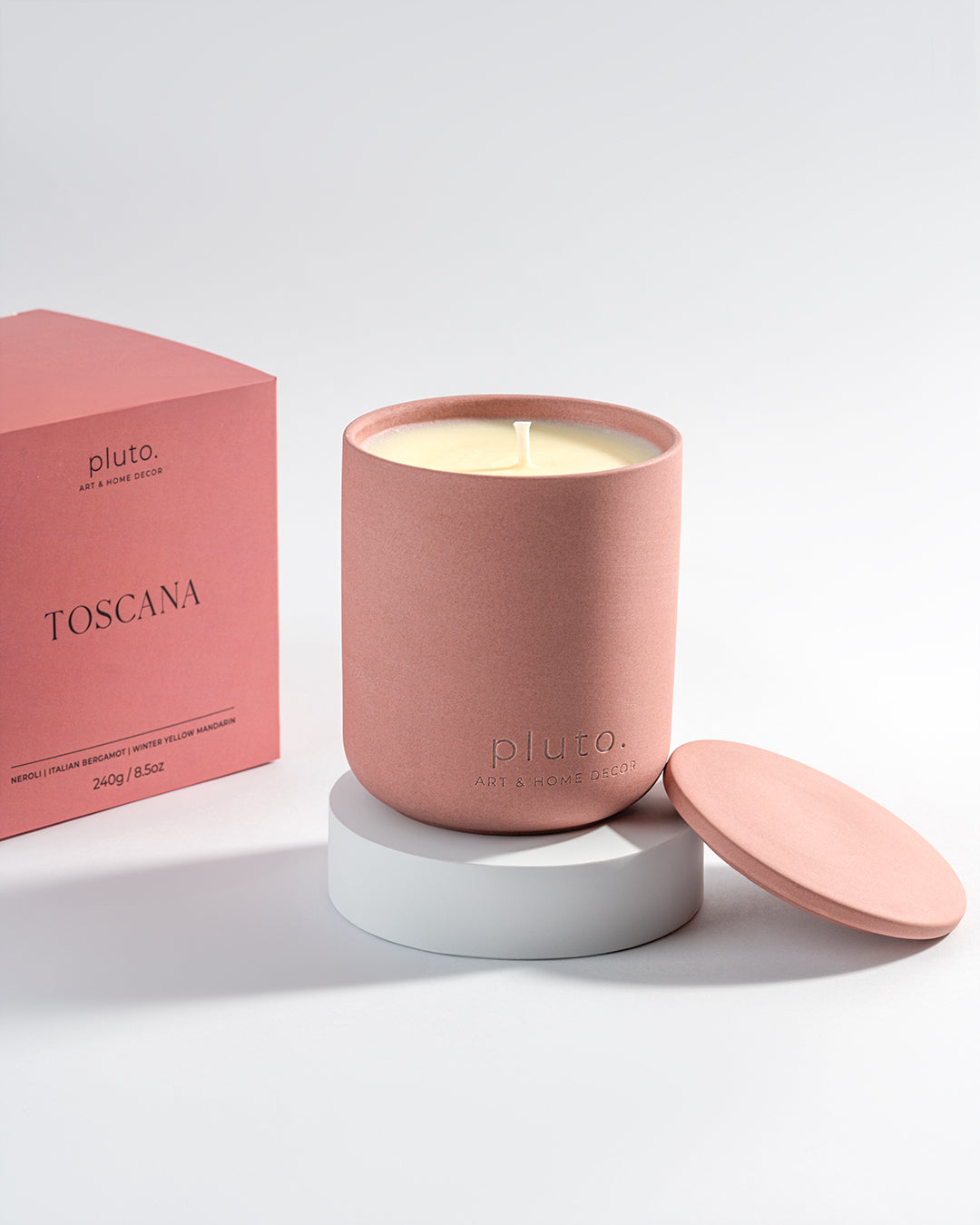 Toscana, Venetia wooden wick candle by pluto., Dubai
