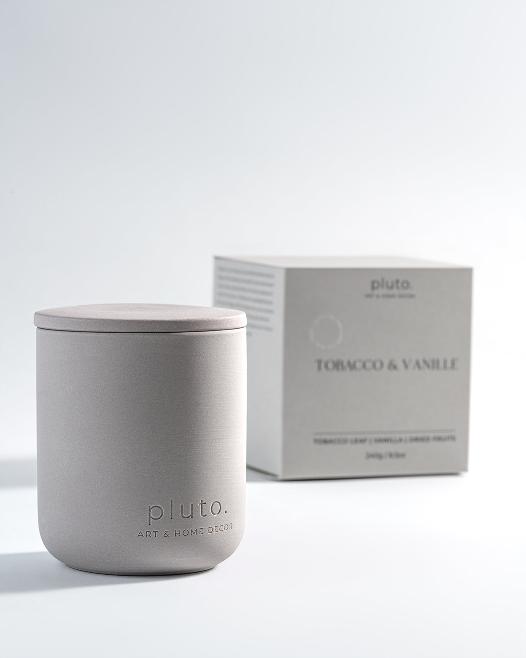 Tobacco & Vanille, Venetia wooden wick candle by pluto., Dubai