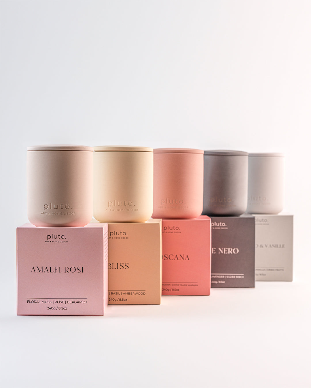 Tobacco & Vanille, Venetia wooden wick candle by pluto., Dubai