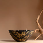 Layali Collection Eries candle in Black, Eries bowl candle by pluto., hand-finished in Dubai