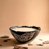 Layali Collection Eries candle in Black, Eries bowl candle by pluto., hand-finished in Dubai