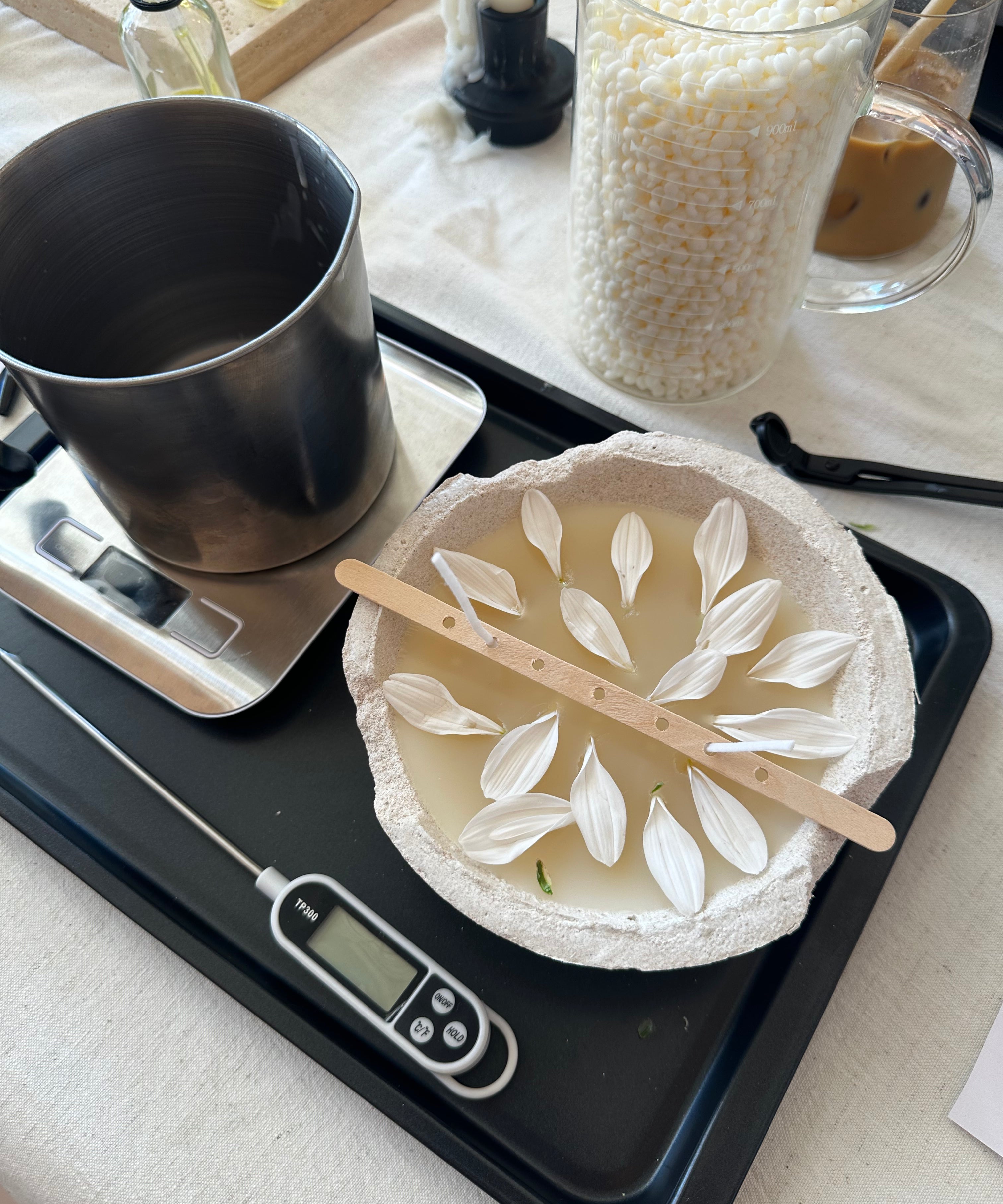 Sip & Wick @Tatel, pluto. candle-making masterclass in Dubai