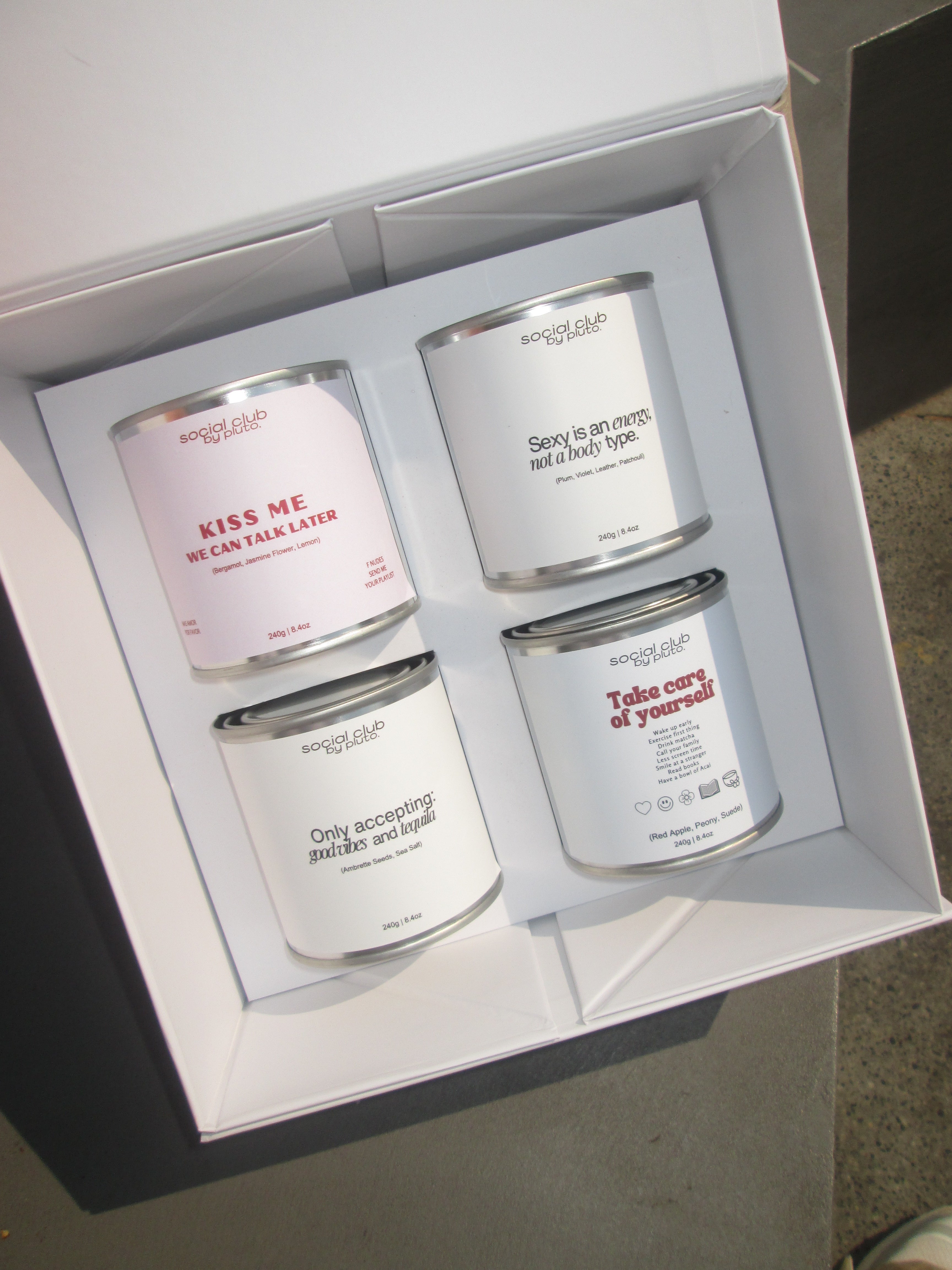 Buy 3, Get 1 candle set, Social Club by pluto., Dubai