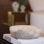 Agave marble candle, hand-finished home decor by pluto. Dubai