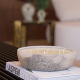Agave marble candle, hand-finished home decor by pluto. Dubai
