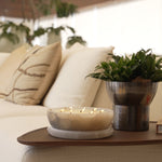 Agave marble candle, hand-finished home decor by pluto. Dubai