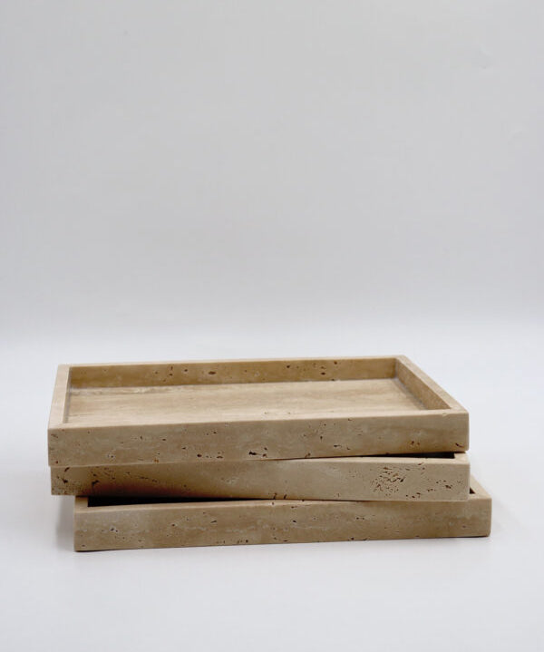 Troy - Square marble tray, hand-finished home decor by pluto. Dubai