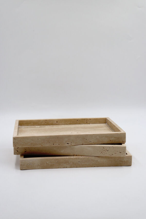 Troy - Square marble tray, hand-finished home decor by pluto. Dubai