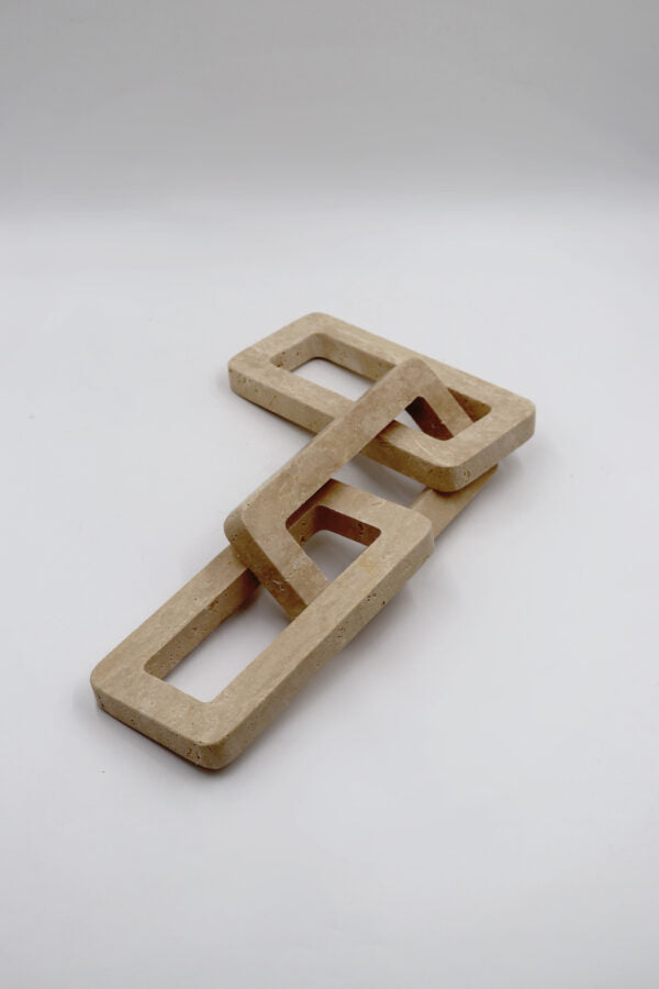 Travertine- chain, hand-finished home decor by pluto. Dubai