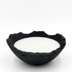 Cuban Tobacco & Oak, Eries bowl candle by pluto., hand-finished in Dubai