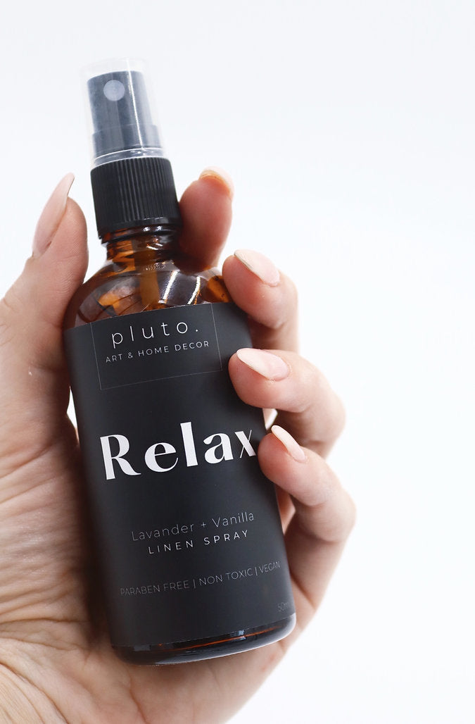 Linen spray ' Relax', pillow and linen mist by pluto., Dubai