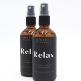 Linen spray ' Relax', hand-blended linen spray by pluto. Dubai