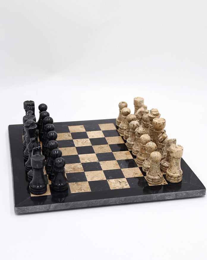 Iris Marble chess board, hand-finished home decor by pluto. Dubai
