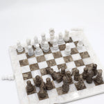 Orion Marble chess board, hand-finished home decor by pluto. Dubai