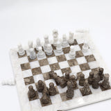 Orion Marble chess board, hand-finished home decor by pluto. Dubai