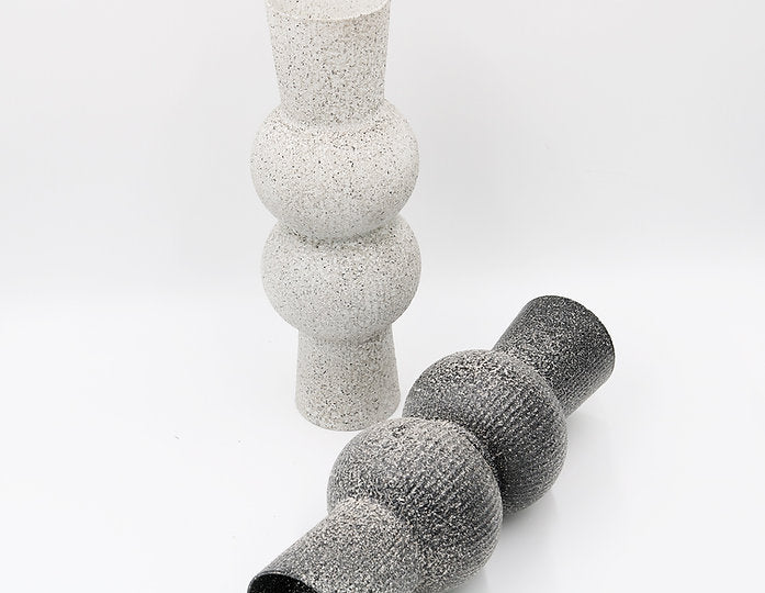 Charon vase in Stone, pluto. home decor vase, made in Dubai