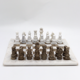 Orion Marble chess board, hand-finished home decor by pluto. Dubai