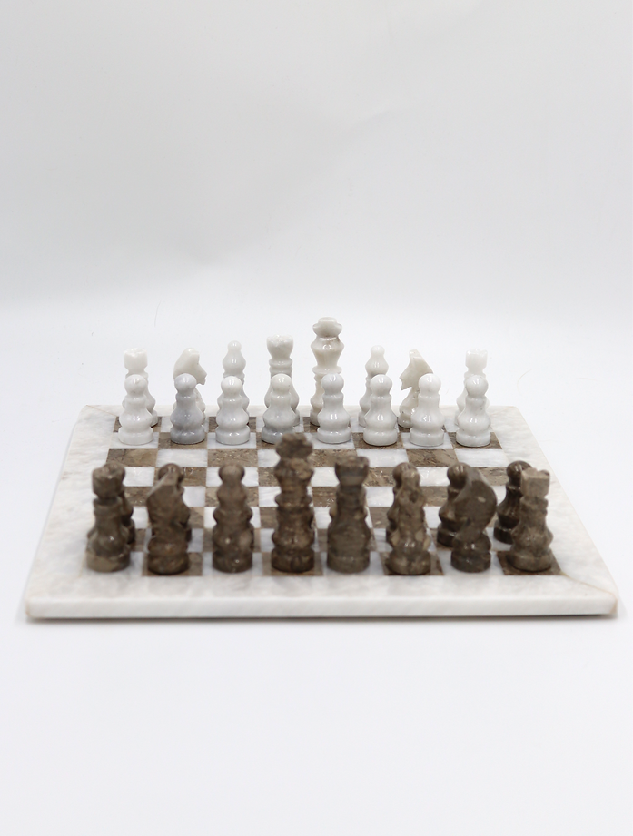 Orion Marble chess board, hand-finished home decor by pluto. Dubai