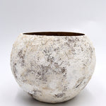 Mercury bowl in Stone, hand-finished sculptural vase by pluto. Dubai