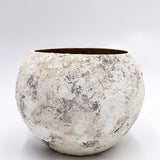 Mercury bowl in Stone, hand-finished sculptural vase by pluto. Dubai
