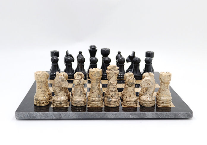 Iris Marble chess board, hand-finished home decor by pluto. Dubai
