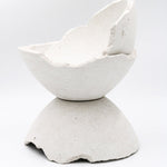 Large Eries bowl, Eries bowl candle by pluto., hand-finished in Dubai