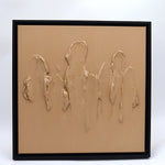 Nude No.2, textured wall art by pluto. Dubai