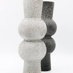 Charon vase in Stone, hand-finished sculptural vase by pluto. Dubai
