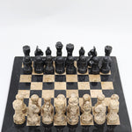 Iris Marble chess board, hand-finished home decor by pluto. Dubai