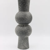 Charon vase in Black, hand-finished sculptural vase by pluto. Dubai