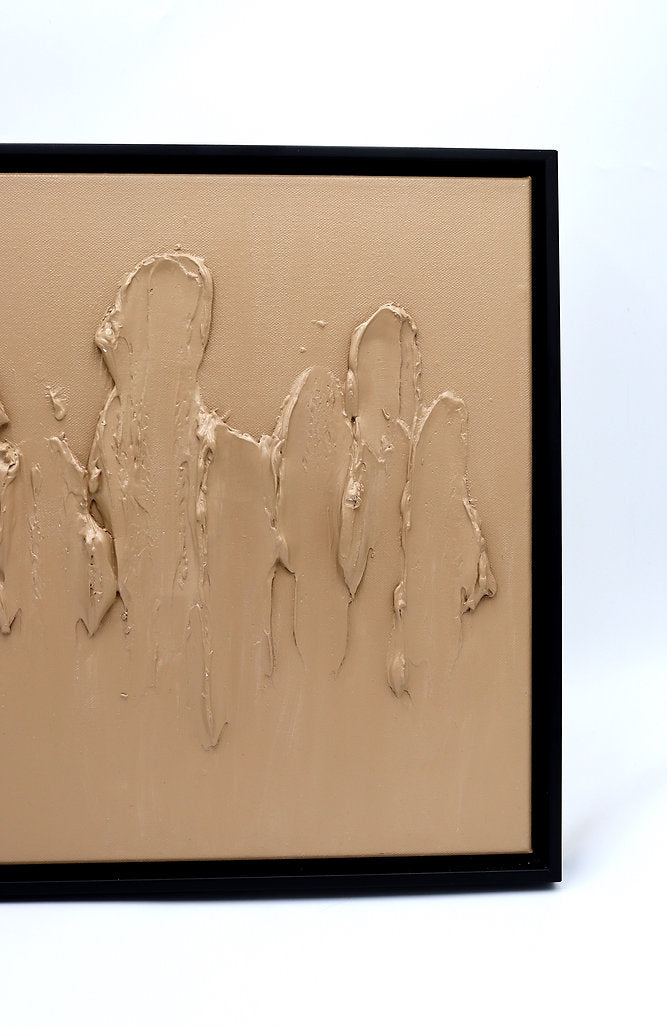 Nude No.2, pluto. wall art, hand-finished in Dubai