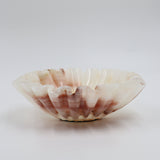 Alicia ruffle onyx bowl, pluto. home decor vase, made in Dubai
